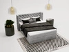 Boxspringbett mit Bettkasten 120x200 Lion Grau