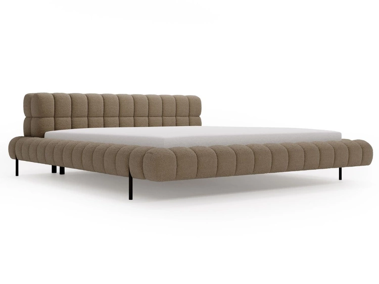 Polsterbett mit Lattenrost 140x200 Imagine Braun