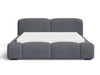 Polsterbett mit Bettkasten und Lattenrost 160x200 Aubi Dunkelgrau