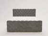 Boxspringbett mit Bettkasten 160x200 Lunaris Dunkelgrau