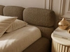 Polsterbett mit Bettkasten und Bettrost 140x200 Sweet Low Braun