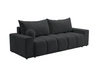 Schlafsofa mit Bettfunktion und Bettkasten Miro Schwarz