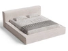 Polsterbett mit Bettkasten und Lattenrost 160x200 Mali Beige