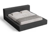 Polsterbett mit Bettkasten und Lattenrost 160x200 Mali Schwarz