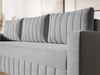 Schlafsofa mit Bettfunktion und Bettkasten Castelo Grau
