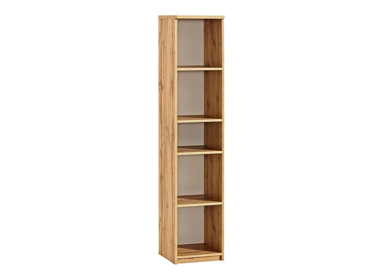 Regal mit Bücherregalen Arcadia Eiche Wotan, Weiß