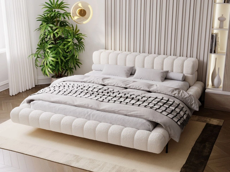 Polsterbett mit Lattenrost 180x200 Imagine Beige