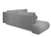 Ecksofa mit Schlaffunktion und Bettkasten Links Kair Grau