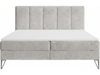 Boxspringbett mit Bettkasten 180x200 Vendi grau