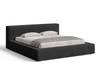 Polsterbett mit Bettkasten und Lattenrost 160x200 Mali Schwarz