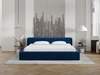 Polsterbett mit Bettkasten und Lattenrost 120x200 Lipari Blau