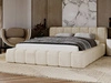 Polsterbett mit Bettkasten und Lattenrost 160x200 Ibiza Beige