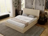 Polsterbett mit Bettkasten und Lattenrost 160x200 Malmo Beige