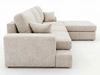 Ecksofa L-Form fürs Wohnzimmer Nesto Rechts Beige