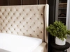 Polsterbett mit Bettkasten und Lattenrost 140x200 Kingston Beige