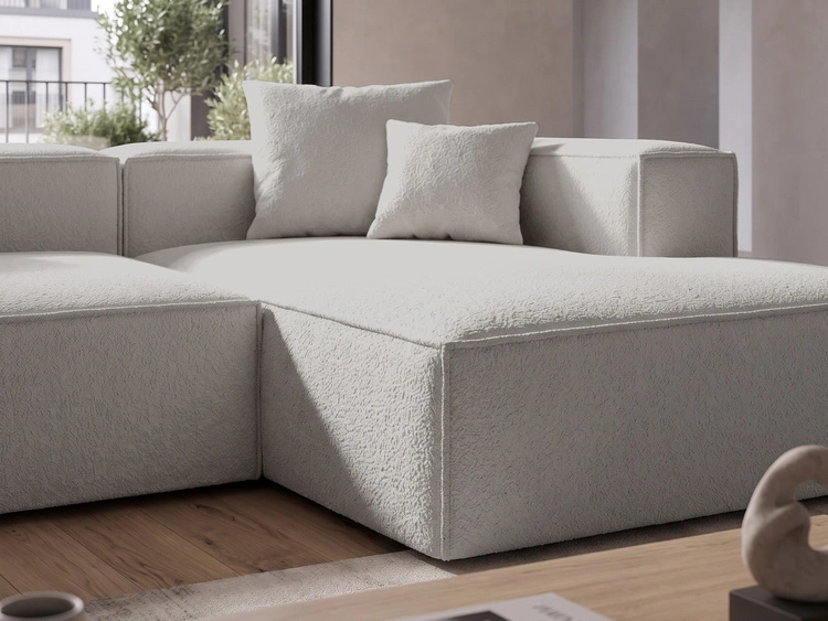 Ecksofa L Rechts Vellaro Grau