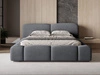 Polsterbett mit Bettkasten und Lattenrost 160x200 Aubi Dunkelgrau