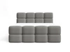 Boxspringbett mit Bettkasten 140x200 Rivon Grau