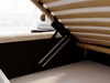 Polsterbett mit Bettkasten und Lattenrost 140x200 Mellow Beige