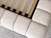 Polsterbett mit Bettkasten und Lattenrost 180x200 Italia Creme