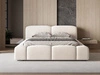 Polsterbett mit Bettkasten und Lattenrost 120x200 Aubi Creme