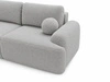 Sofa mit Schlaffunktion und Bettkasten Aurio Grau
