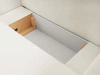 Ecksofa L-Form Links mit Schlaffunktion und Bettkasten Oreo Creme
