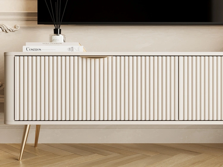 TV-Lowboard mit Türen 160 cm Latina Beige