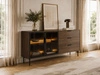 Wohnzimmer-Set Lumina Eiche Dunin