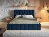 Polsterbett mit Bettkasten und Lattenrost 180x200 Siena Dunkelblau