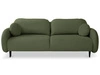 Schlafsofa mit Bettfunktion und Bettkasten Alta Grün