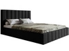 Polsterbett mit Bettkasten und Lattenrost 180x200 Siena Schwarz