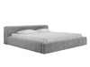 Polsterbett mit Bettkasten und Lattenrost 160x200 Lipari Grau