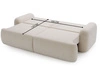 Sofa mit Schlaffunktion und Bettkasten Aurio Braun