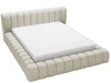 Polsterbett mit Bettkasten und Lattenrost 120x200 Italia Beige
