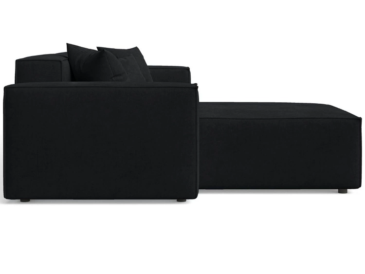 Ecksofa L-Form Links Arizona Schwarz