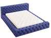 Polsterbett mit Bettkasten und Lattenrost 180x200 Palini Dunkelblau