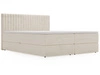 Boxspringbett mit Bettkasten 180x200 Marbella Beige