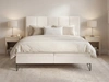 Boxspringbett mit Bettkasten 180x200 Vendi cremig