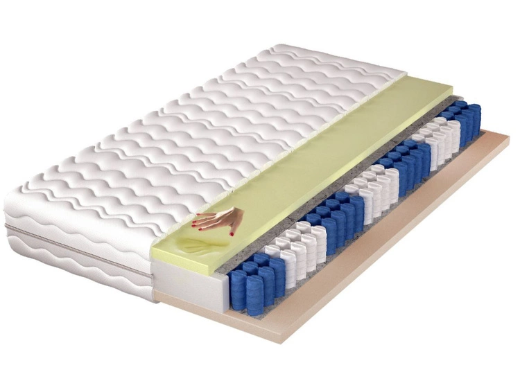 Taschenfederkernmatratze Pocket mit Memory-Schaum Mira 180x200