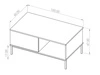 Couchtisch mit Stauraum Soroko Hickory