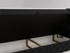 Boxspringbett mit Bettkasten 120x200 Canolo Schwarz