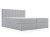 Boxspringbett mit Bettkasten 180x200 Mocca Grau