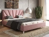 Polsterbett mit Lattenrost 120x200 Fuzi Rosa