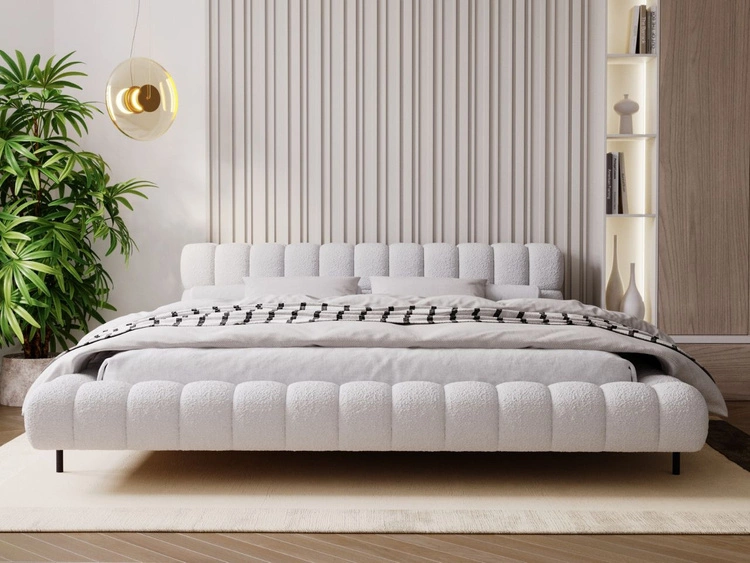Polsterbett mit Lattenrost 180x200 Imagine Grau