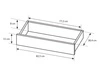Schreibtisch mit Schubladen Anes Beige