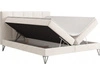 Boxspringbett mit Bettkasten 120x200 Vendi cremig