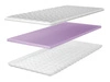 Matratzenauflage mit Polyurethanschaum Pano 160x200