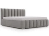 Polsterbett mit Bettkasten und Lattenrost 160x200 Neos Grau