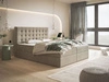 Boxspringbett mit Bettkasten 160x200 Denza Beige